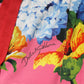 Dolce & Gabbana Multicolor Floral Mid Waist Jogger Pants