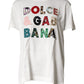 Dolce & Gabbana White Logo Crew Neck Short Sleeves T-shirt