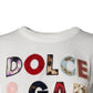 Dolce & Gabbana White Logo Crew Neck Short Sleeves T-shirt