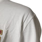 Dolce & Gabbana White Logo Crew Neck Short Sleeves T-shirt