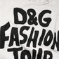Dolce & Gabbana White Graphic CrewNeck Sleeveless Tank T-shirt