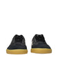 Veja Black Leather Low Top Sneakers