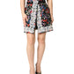 Dolce & Gabbana Black Floral Lace Cotton HighWaist Mini Skirt