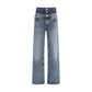 Agolde Blue Recycled Cotton Straight-Leg Jeans