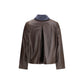Marni Brown Leather Jacket
