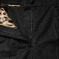 Dolce & Gabbana Black Polyester Casual High Waist Mini Shorts