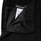 Dolce & Gabbana Black Cotton Pencil Cut High Waist Mini Skirt