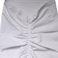 Dolce & Gabbana White Viscose Pencil Cut High Waist Mini Skirt