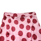 Dolce & Gabbana Pink Polka Dot Silk Pencil Cut Midi Skirt