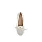 Gianvito Rossi White Calf Leather Bos Taurus Ballet Flats