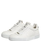 Dolce & Gabbana MIAMI Calf Low Top Men Sneakers  White