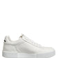 Dolce & Gabbana MIAMI Calf Low Top Men Sneakers  White