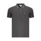 Calvin Klein Black Cotton Men Polo