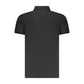 Calvin Klein Black Cotton Men Polo Shirt