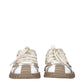 Dolce & Gabbana White Fabric Athletic Sneakers