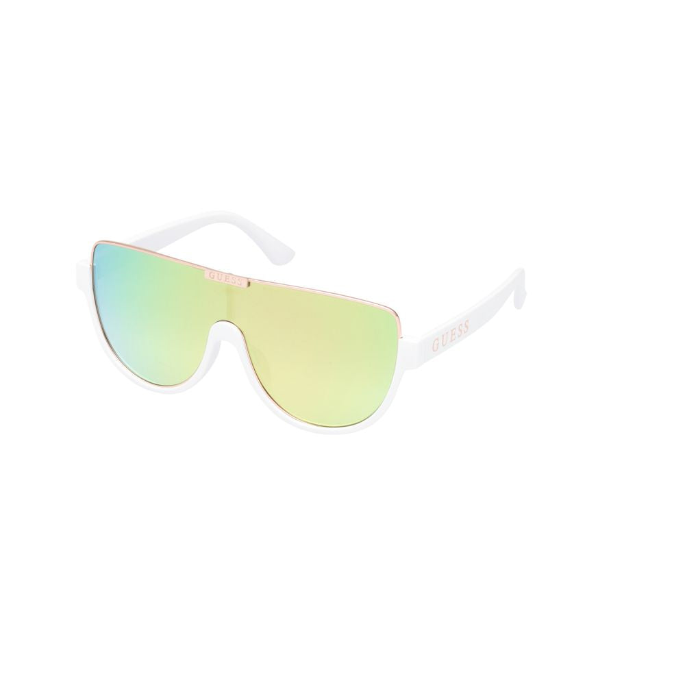 Guess White Resin Sunglasses
