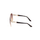 Guess Gold Metal Sunglasses