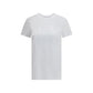 Max Mara White Cotton T-Shirt