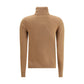 Max Mara Brown Wool Turtleneck