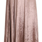 Mangano Chocolate Viscose High Waist A-line Maxi Skirt