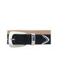 Khaite Black Calf Leather Bos Taurus Regular Belt
