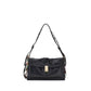 Prada Black Calf Leather Bos Taurus Shoulder Bag