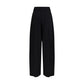 Max Mara Black Fleece Wool Casual Pants