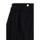 Max Mara Black Fleece Wool Casual Pants