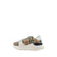 Burberry Beige Rubber Athletic Sneakers