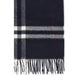 Burberry Blue Cashmere Scarf