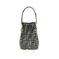 Fendi Blue Fabric Backet Bag