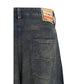 Diesel Multicolor Lyocell Relaxed Fit Jeans