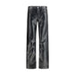 Agolde Black Leather Pants