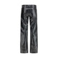 Agolde Black Leather Pants