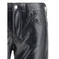 Agolde Black Leather Pants