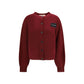 Marni Bordeaux Cashmere Cardigan