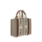 Chloé Brown Canvas Handbag