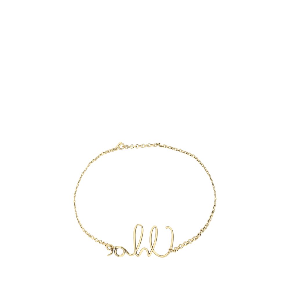 Chloé Gold Brass Thin Belt