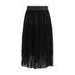 Dolce & Gabbana Black Silk Long Skirt