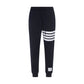 Thom Browne Blue Cotton Joggers (Workout Pants)