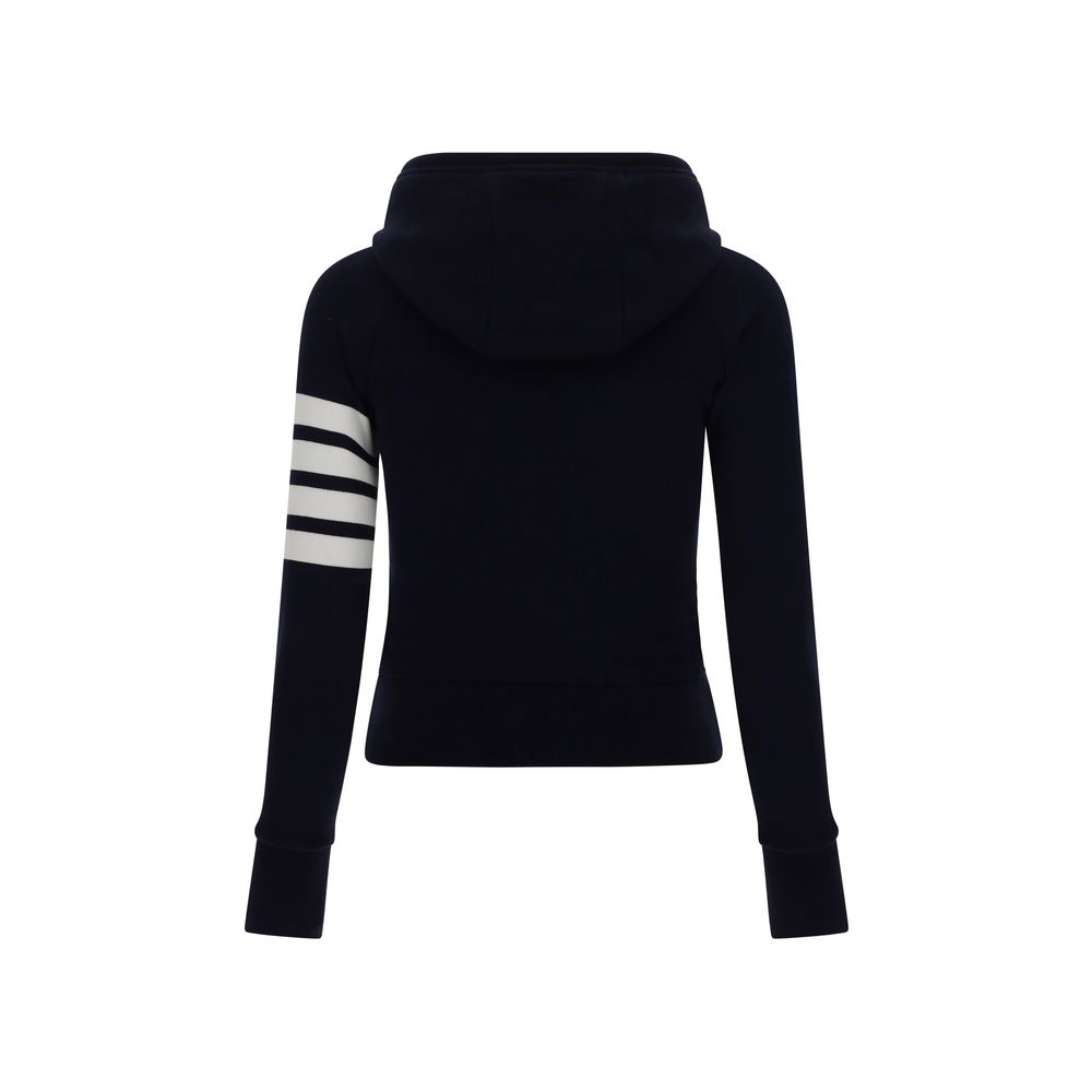 Thom Browne Blue Cotton Sweatshirt