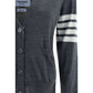 Thom Browne Gray Merino Wool Polo Shirt