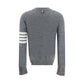 Thom Browne Gray Merino Wool Polo Shirt