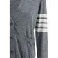 Thom Browne Gray Merino Wool Polo Shirt