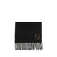 Fendi Black Wool Scarf