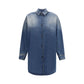 Prada Blue Cotton Denim Jacket