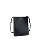 Jil Sander Black Calf Leather Bos Taurus Shoulder Bag
