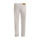 Brunello Cucinelli Beige Cotton Straight-Leg Jeans