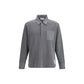 Thom Browne Gray Cotton Polo Shirt