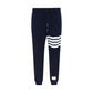 Thom Browne Blue Cotton Casual Pants